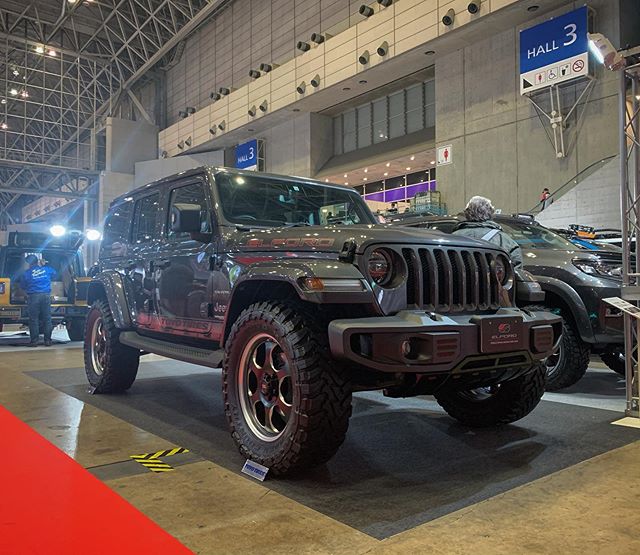 東京オートサロン2020 初日終了。。 #Jeep #ラングラー #jl #elford #ジープ #wrangler #new #4wd #unlimited #アンリミテッド #sahara #サハラ #rubicon #launchedition #エルフォード #ルビコン #fca #landcrulser #toyota #ランクル #レクサス #トヨタ #プラド150